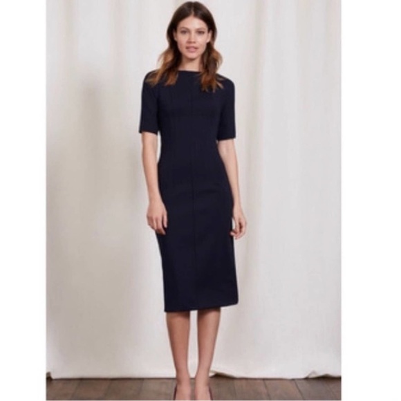 Boden Barbara Ponte Pencil Midi Dress - Picture 1 of 8